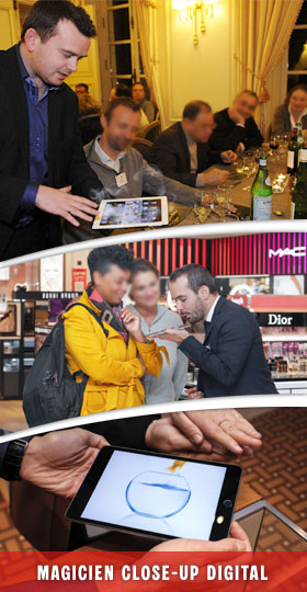 magicien close-up