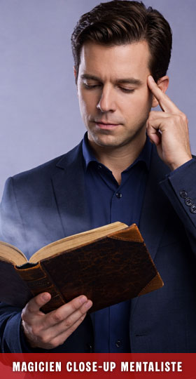 magicien close-up mentaliste