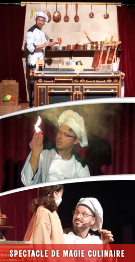 spectacle de magie culinaire