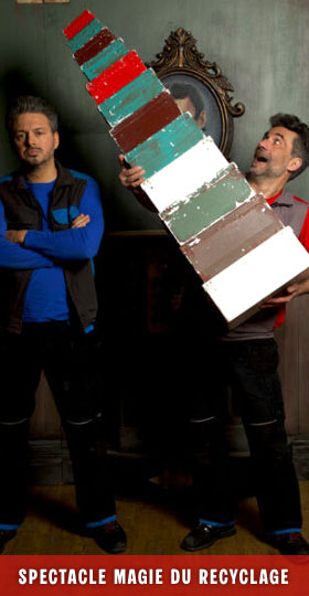 spectacle magie du recyclage